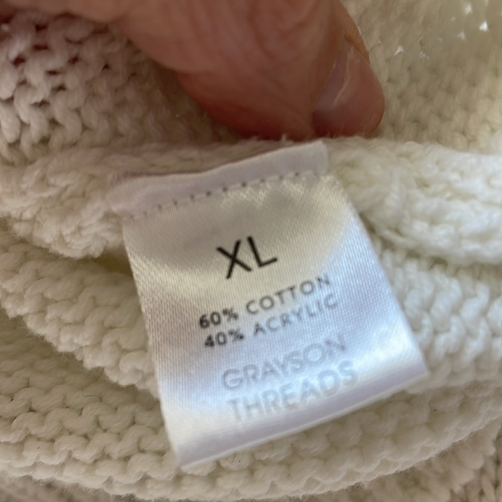 Grayson Threads Cream USA Sweater - Picture 3 of 5